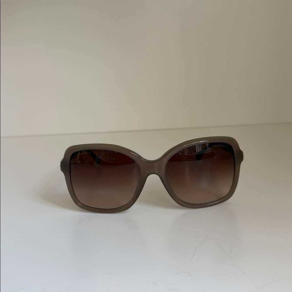 AUTHENTIC Chanel Sunglasses Taupe - Picture 9 of 11